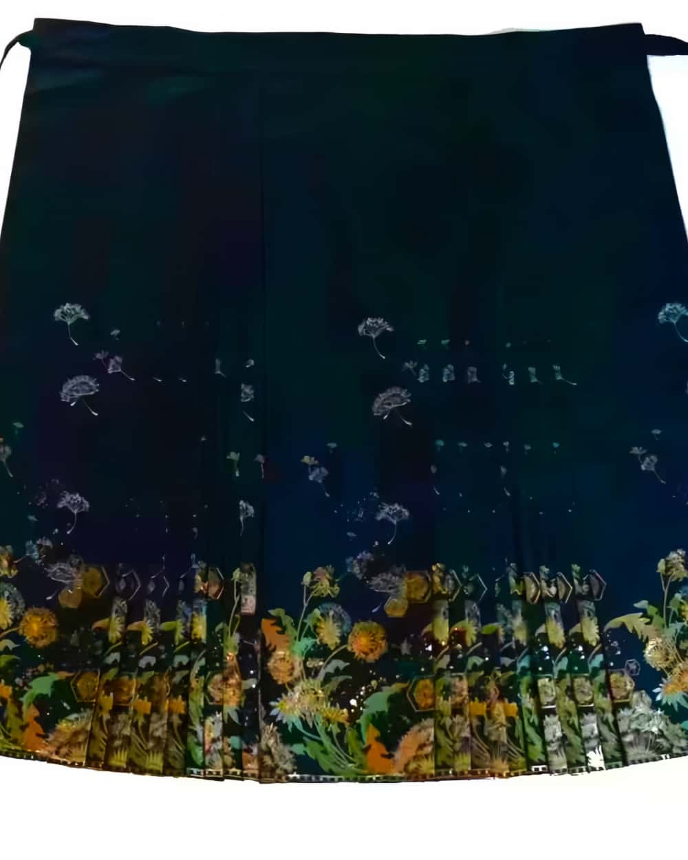 Mamianqun Cheongsam Skirt Chic Hand Embroidered Elegance Versatility Vintage-Inspired Timeless Elegance