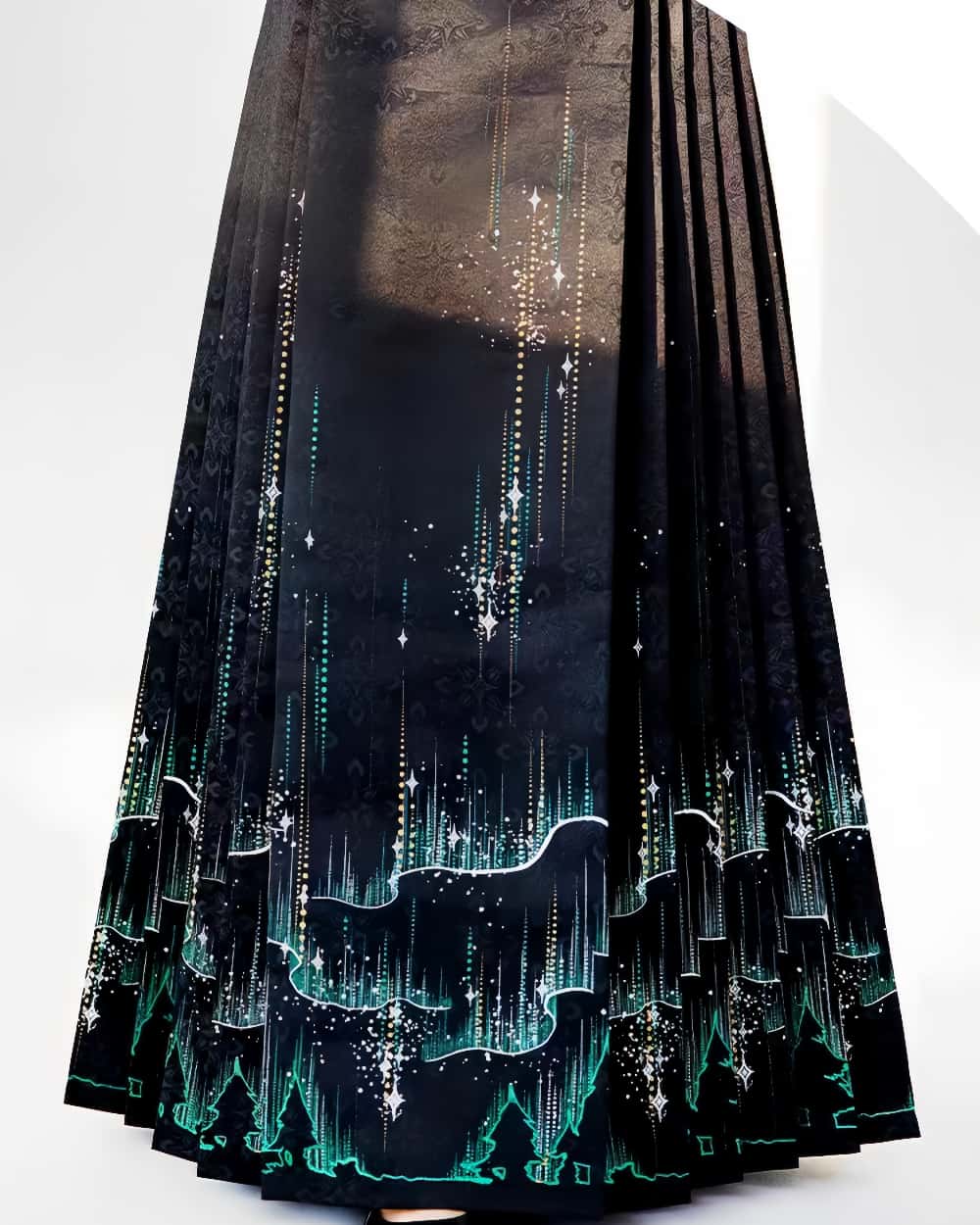 Mamianqun Cheongsam Skirt Chic Hand Embroidered Elegance Versatility Vintage-Inspired Timeless Elegance