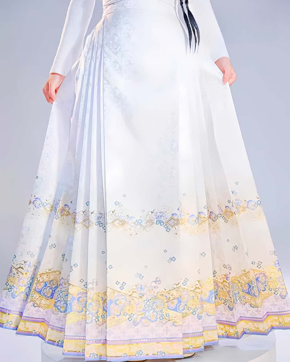 Mamianqun Cheongsam Skirt Chic Hand Embroidered Elegance Versatility Vintage-Inspired Timeless Elegance