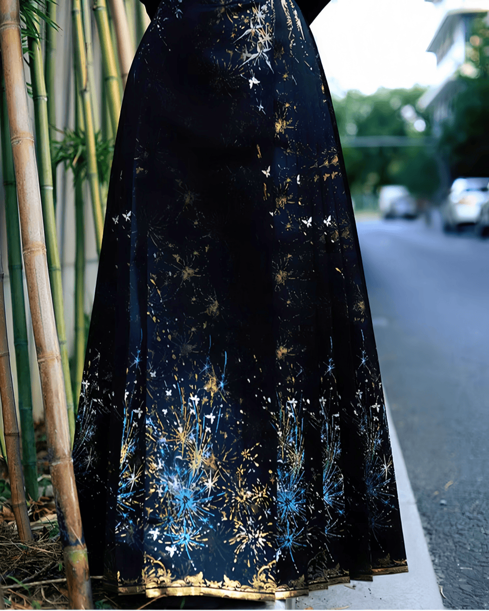 Mamianqun Cheongsam Skirt Chic Hand Embroidered Elegance Versatility Vintage-Inspired Timeless Elegance