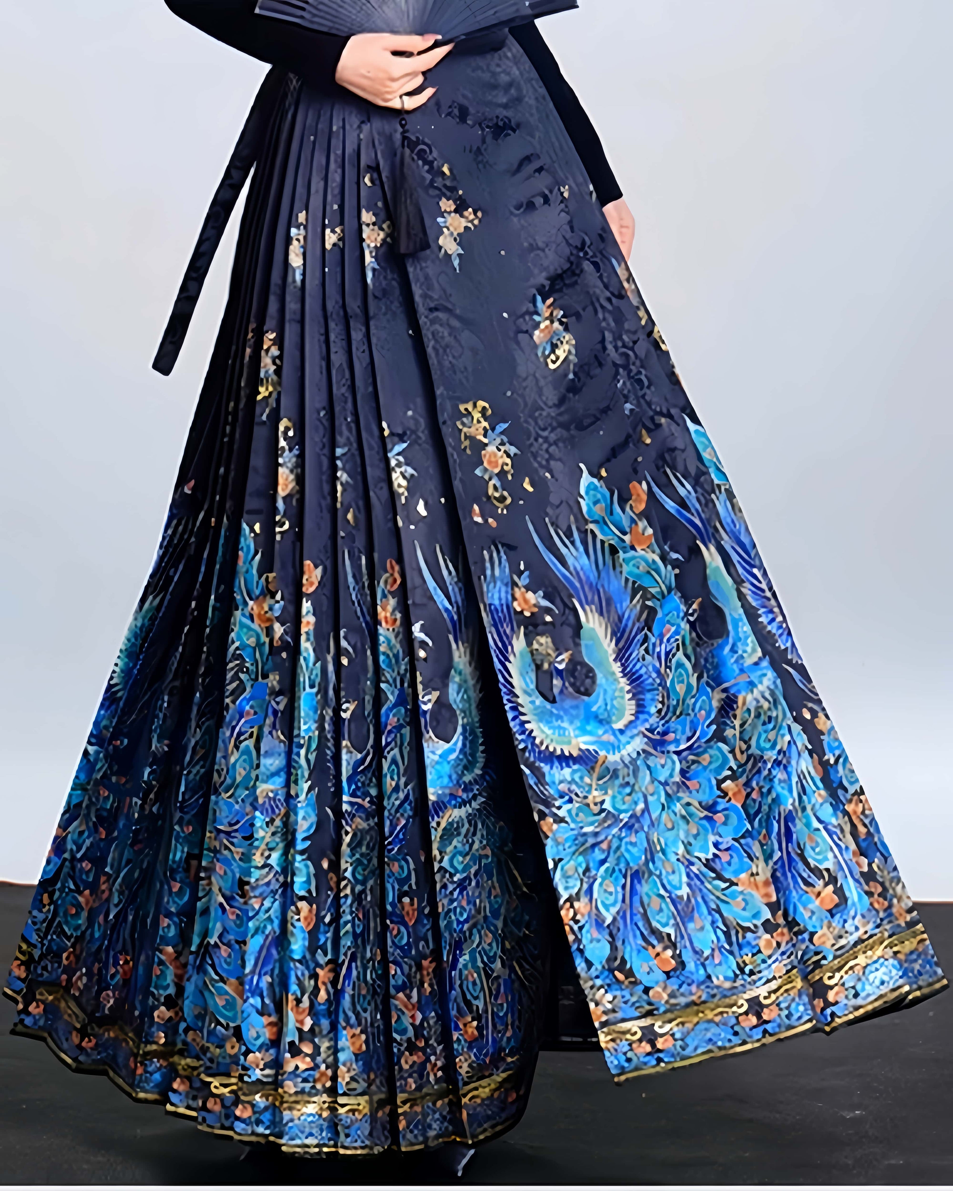 Mamianqun Cheongsam Skirt Chic Hand Embroidered Elegance Versatility Vintage-Inspired Timeless Elegance